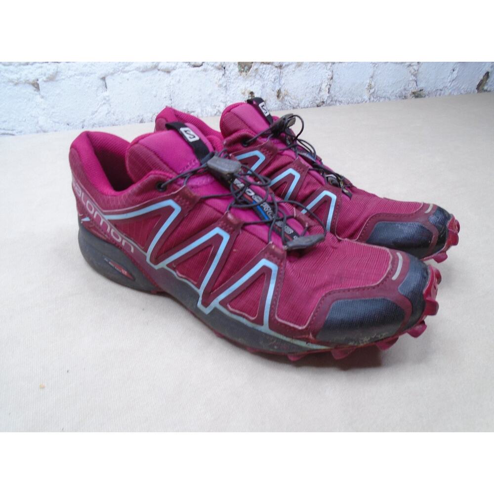 Salomon LT Speed Cross 4 Sneakers Size 11 US Mens Mesh Red Vietnam